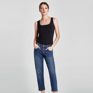 Zara basic wide strap tank top.